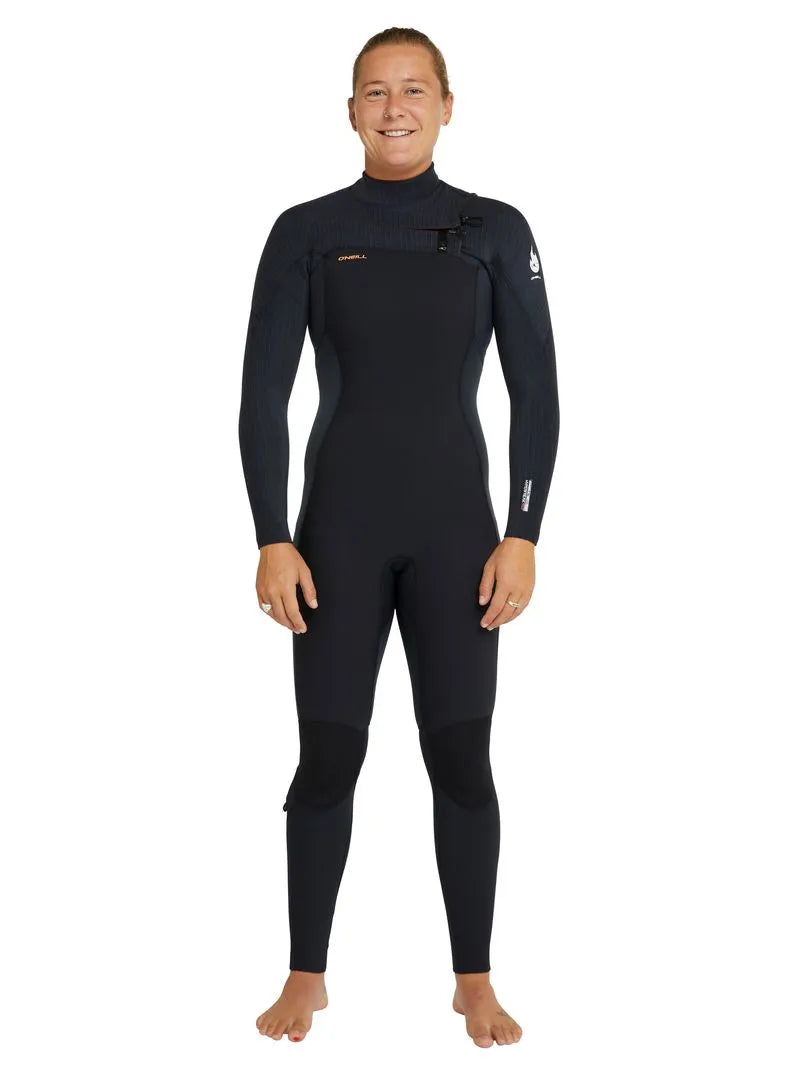 Traje de Surf Hyperfreak 4/3 Negro Mujer Oneill