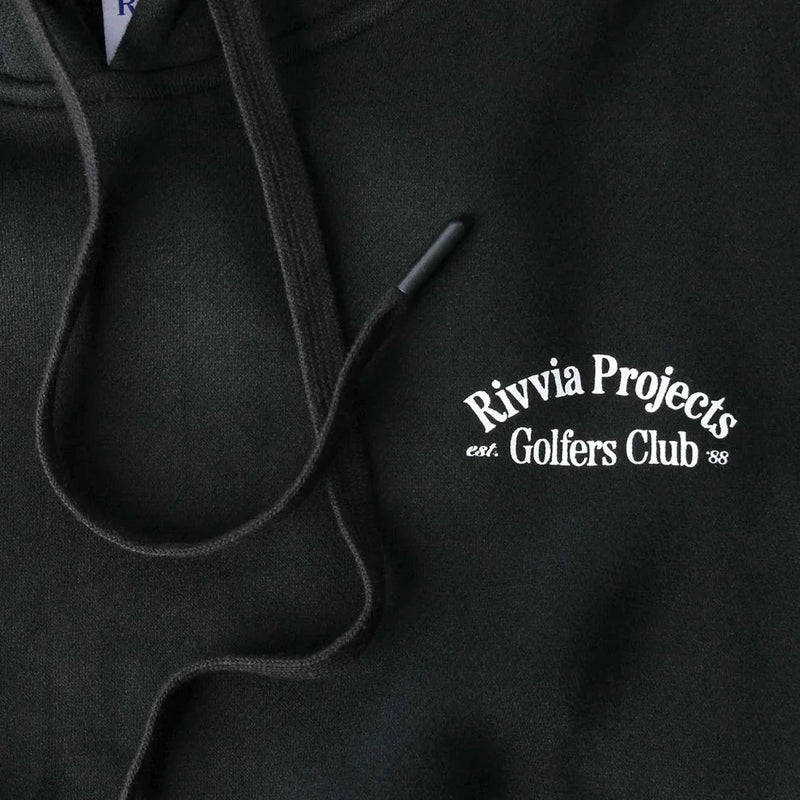 Poleron Golfers Club Hood Black Rivvia Projects