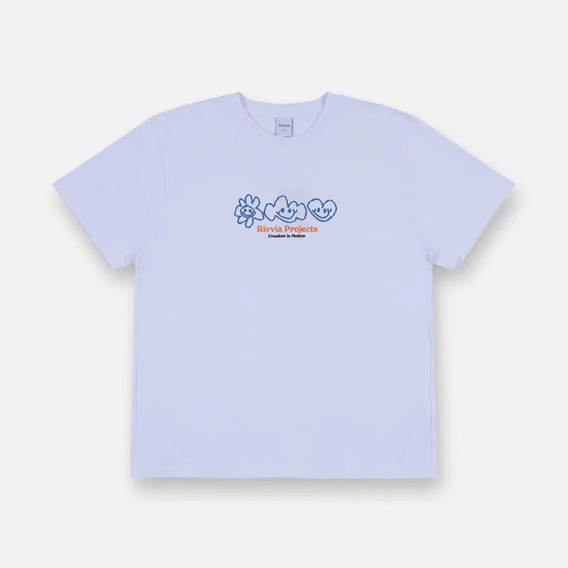 Polera Scribble T-Shirt White Rivvia Projects