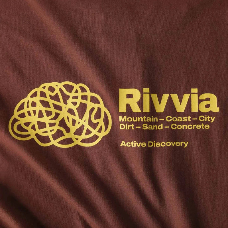 Polera Scatter Brain T-Shirt Brown Rivvia Projects